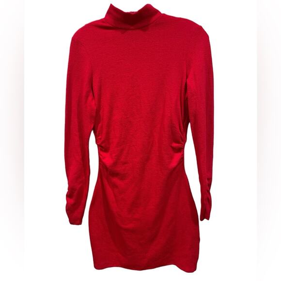 Sanctuary Women's Mini Dress Show Stopper Ribbed in Ruby Red- NWT- Small‎ - Picture 5 of 14